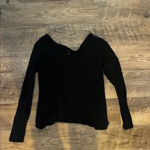 Banana Republic Classic Black Long Sleeve Tee